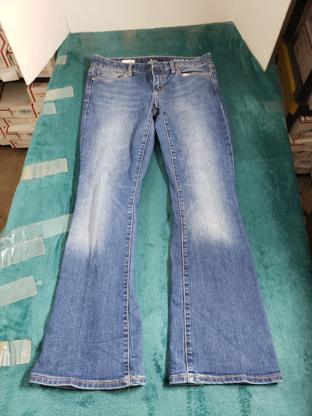 Gap Jeans Size 29 Short Womens Blue Stretch Pants Denim Mid Rise Curvy Bootcut